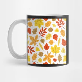 Autumn leaf pattern Mug